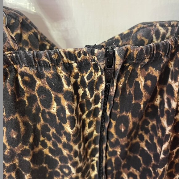 Maneater Top in Wild Leopard Print - Vixen by Micheline Pitt Size Small - Picture 5 of 8